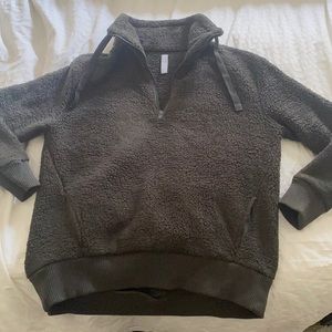 Athleta sherpa quarter zip